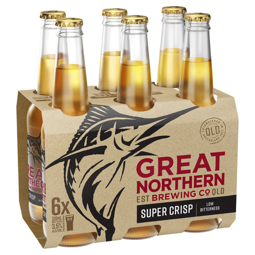 Great Northern Brewing Co. Super Crisp Lager 330mL Bottle SPRITZED - Liquor Lab