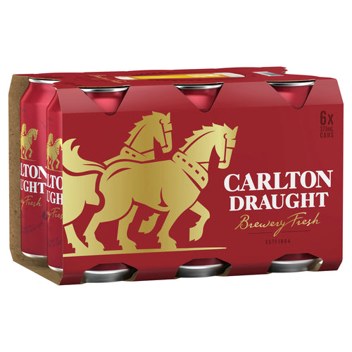 Carlton Draught Cans 375mL - Liquor Lab