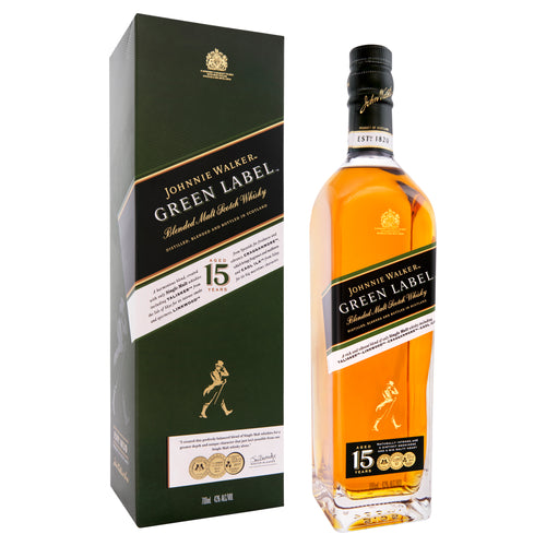 Johnnie Walker Green Label Blended Malt Scotch Whisky 700mL - Liquor Lab