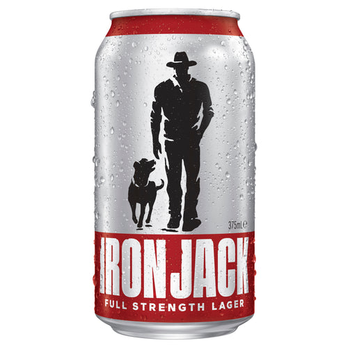 Iron Jack Full Strength Lager Can 30 Block 375mL - Liquor Lab