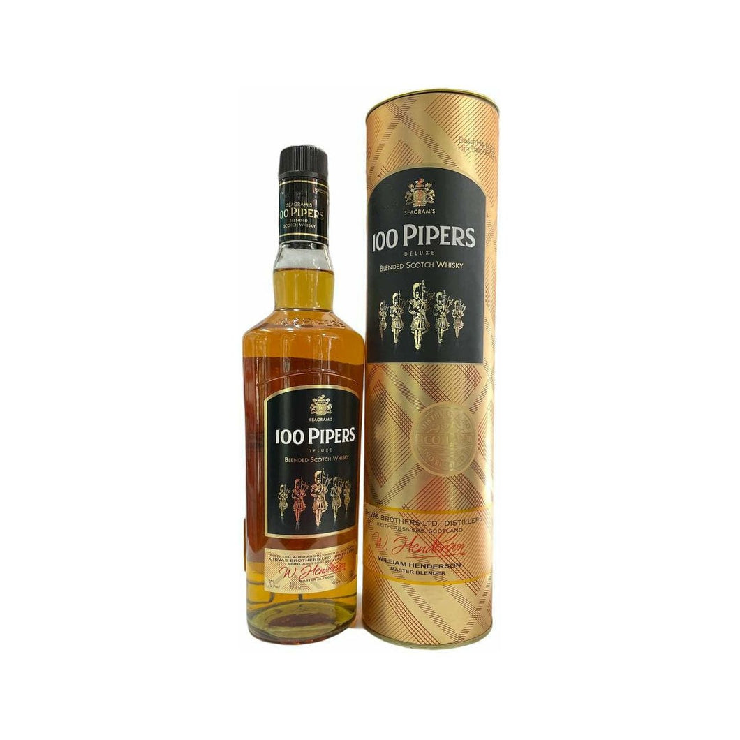 Seagram's 100 Pipers Deluxe Blended Scotch Whisky 1L