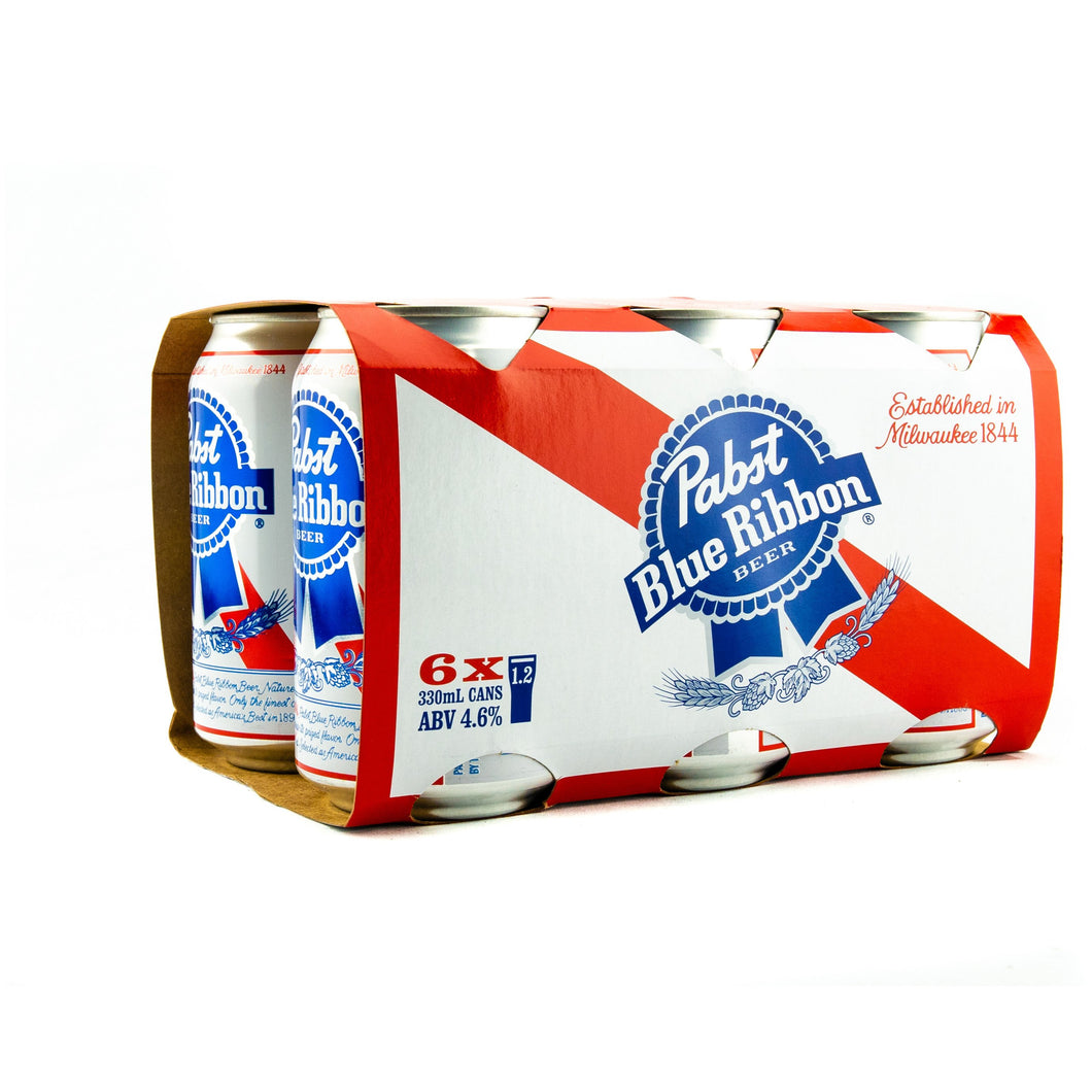 Pabst Blue Ribbon Lager 330mL - Liquor Lab